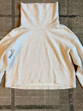 Lululemon Ribbed Funnel Neck Pullover Oversized Slouchy